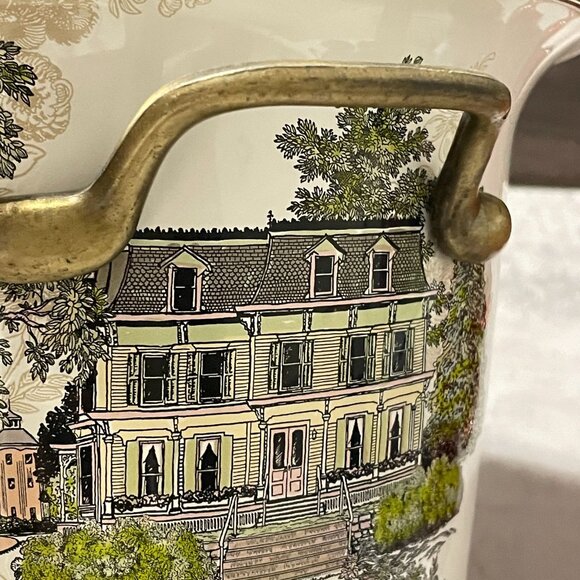 MacKenzie-Childs 30th Anniversary Aurora Collection Enamel Ice Bucket 2013 RARE - Picture 6 of 14